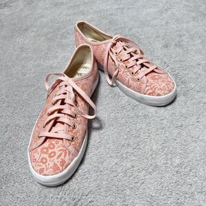 Keds Sneakers Rifle Paper Co Womens 7 Kickstart Tapestry Tex Peach Coral Floral